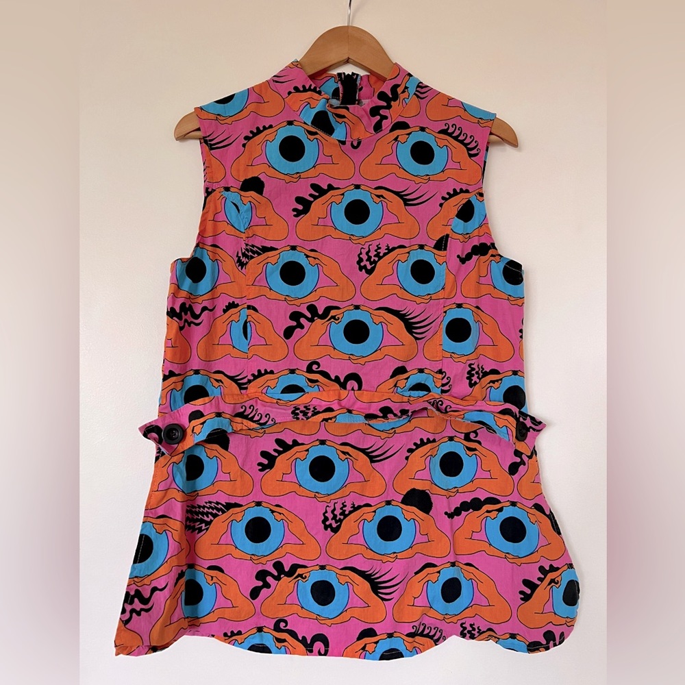 Airliner Top Psychedelic Eyes SOLD!